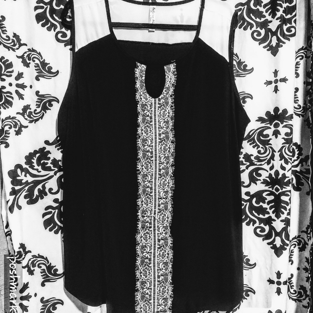 🦚3/$15🦚 Black Dress Blouse 3X